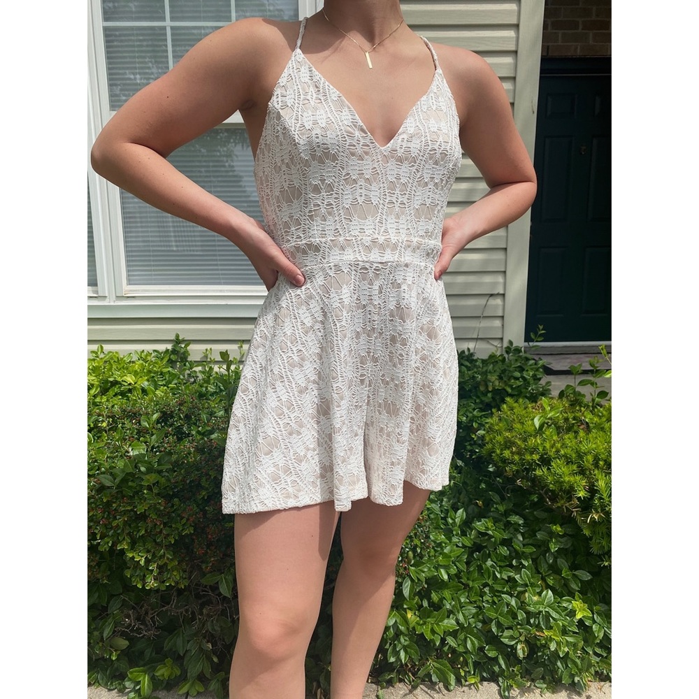 White Lace Jumper